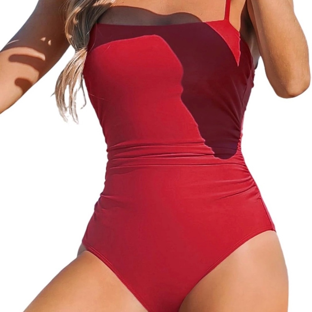 Cupshe Scarlet One Piece Swimsuit